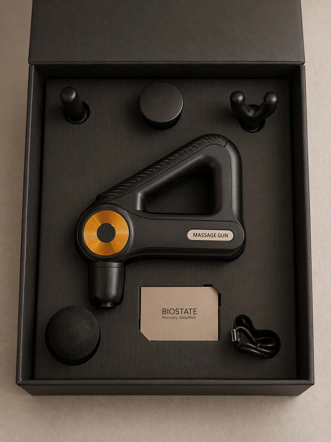 BIOSTATE Massage Gun Gold
